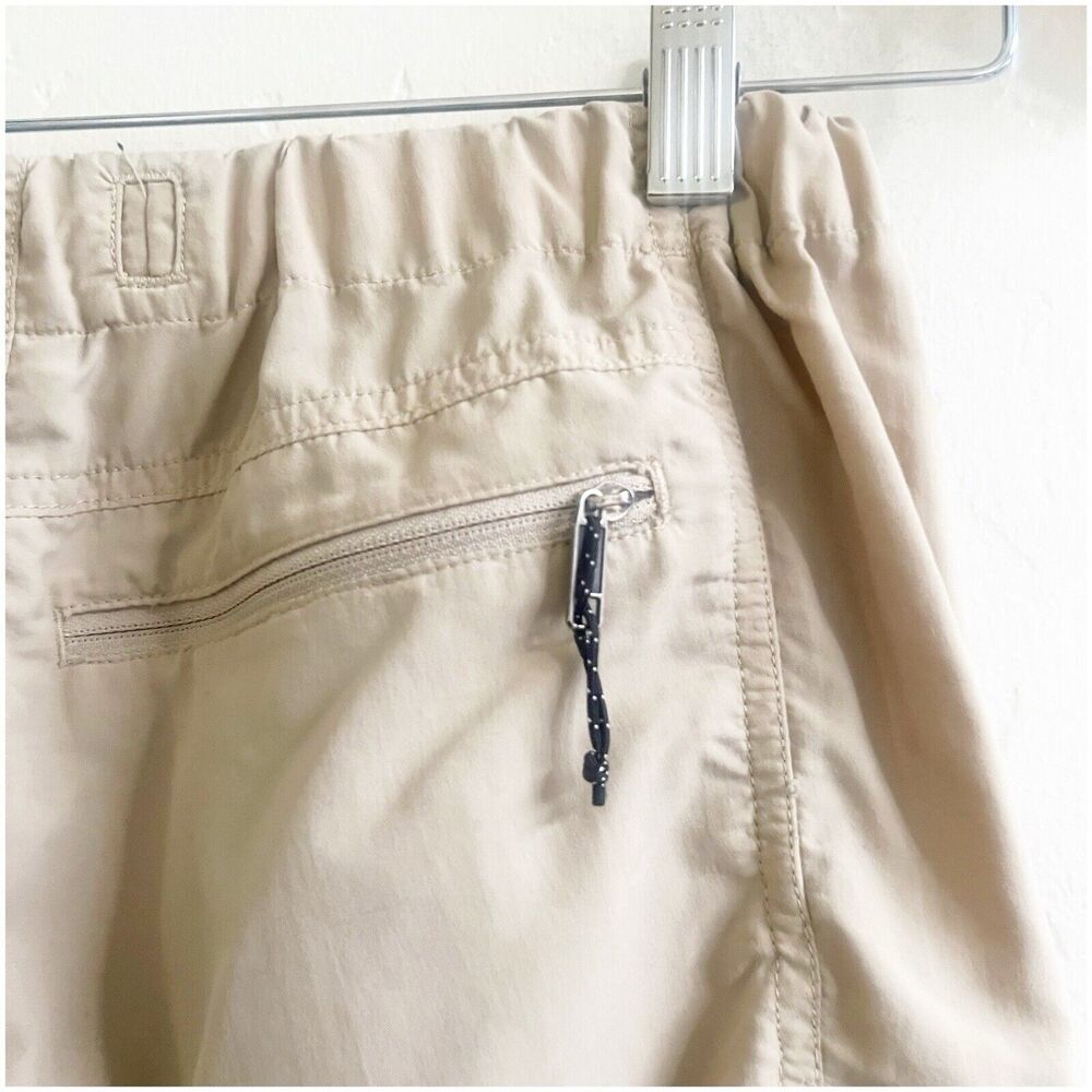 Patagonia Men’s Cargo Shorts Size Small Tan Outdoors Hiking Stretch Waist Nylon - Picture 9 of 11